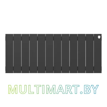 Биметаллический радиатор Royal Thermo PianoForte 300 Noir Sable (12 секций) картинка 2